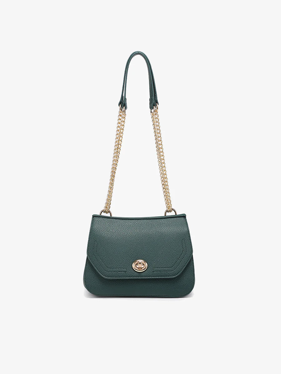 Lottie Twist Lock Crossbody Bag