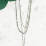 Three-Layer Round Pendant Necklace