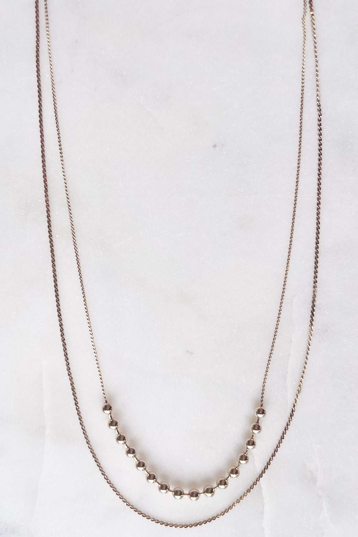 Two-Layer Dainty Necklace
