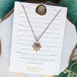 Starburst Gold Dipped Necklace