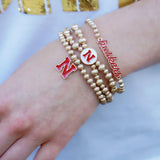 Nebraska Cornhuskers Ball Stretch Bracelet
