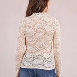 Lace Long Sleeve Layering Top