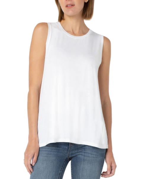 Sleeveless Scoop Neck Tank