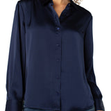 Long Sleeve Button Front Woven Shirt
