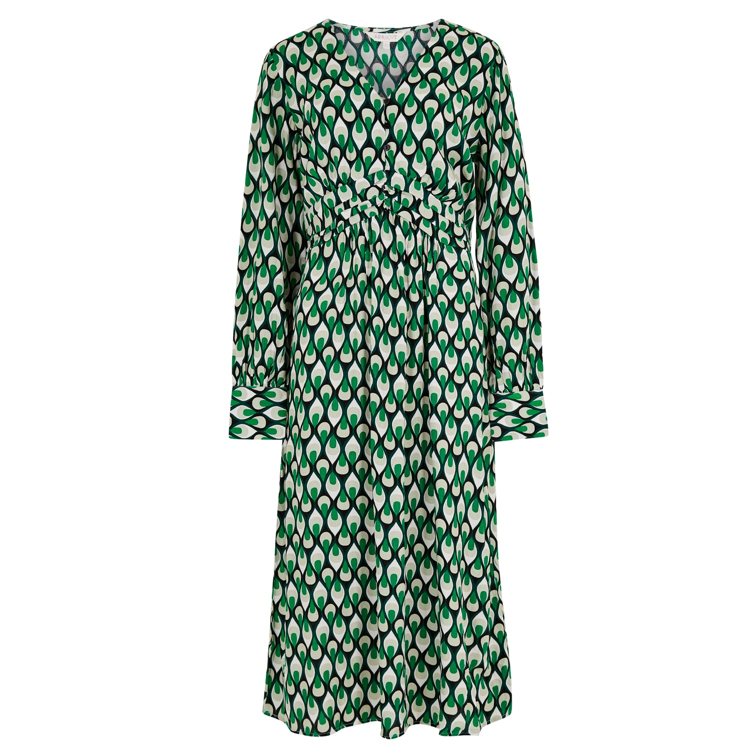 Teardrop Geo Long Sleeve Dress