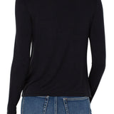 Long Sleeve Mock Neck Knit Top