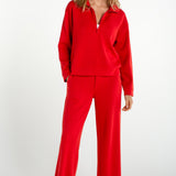 Pull on Wide Leg Crop Trouser