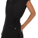 Collared Wrap Dress