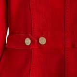 Peplum Jacket with Tab Detail