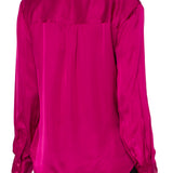 Long Sleeve Button Front Woven Shirt