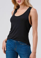 Modal Solid Sleeveless Tank