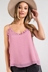 Lettuce Trim Tank Top