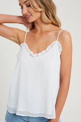 Lettuce Trim Tank Top