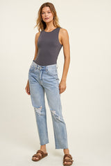 Sleeveless Crew Neck Bodysuit