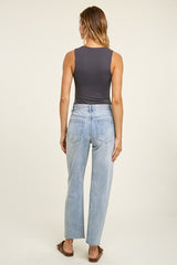Sleeveless Crew Neck Bodysuit