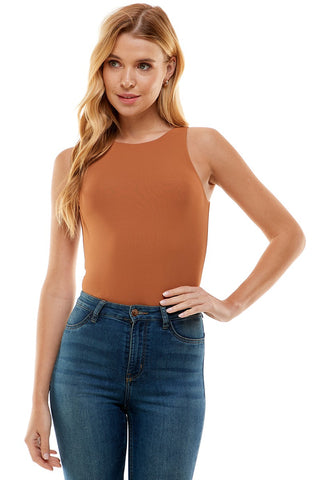 Racerback High Neck Bodysuit