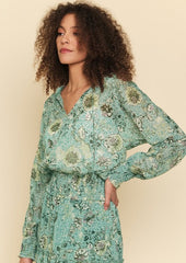 Smocked Bottom Peasant Blouse
