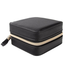 Leah Travel Jewelry Case - Black