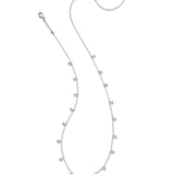 Amelia Chain Necklace - Rhod Metal