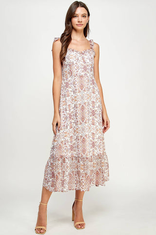 Floral Print Long Dress