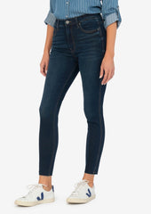 Connie High Rise Fab Ab Raw Hem