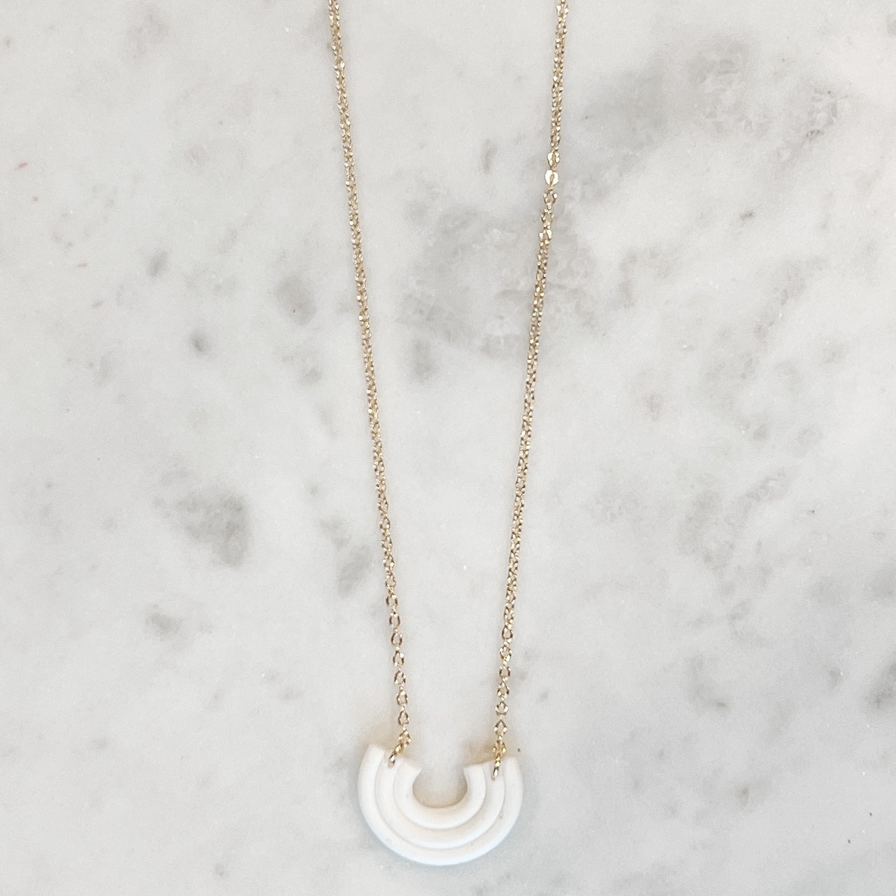 Rubber U Dainty Necklace
