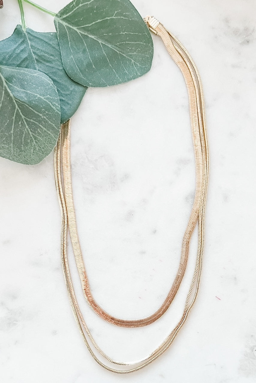 Herringbone Chain Necklace
