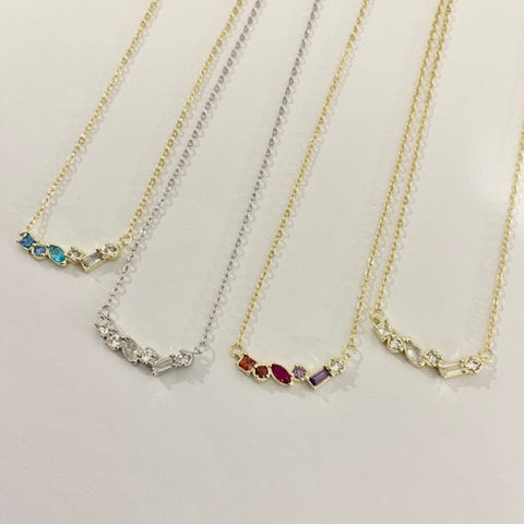 Linny Diamond Row Necklace