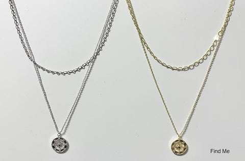 Find Me Double Layer Necklace
