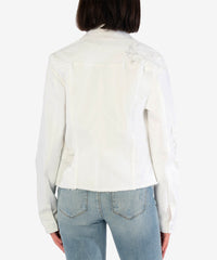 Julia Crop Jacket W/ Drop Shoulder