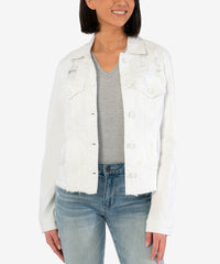 Julia Crop Jacket W/ Drop Shoulder