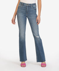 Stella High Rise Flare Raw Hem