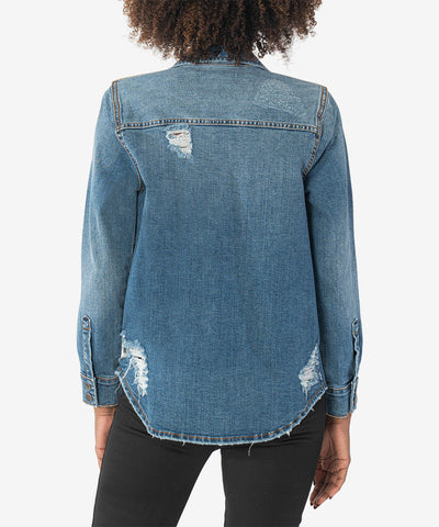 Brie Shirt With Pocket Flap