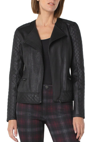 Quilted Moto Jacket