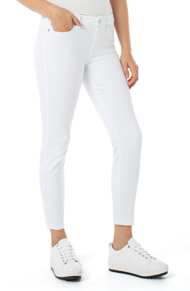 Abby Ankle Skinny 28" Ins - Bright White 5