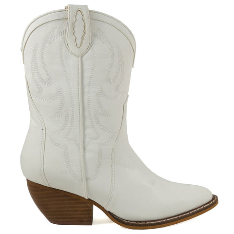 Lucile Embossed Cowboy Boots
