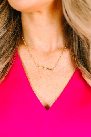 Walk the Line 3D Necklace