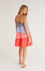 Amalfi Colorblock Mini Dress - Bluebird