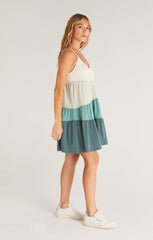 Amalfi Colorblock Mini Dress - Matcha