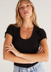 Sirena Short Sleeve Tee - Black
