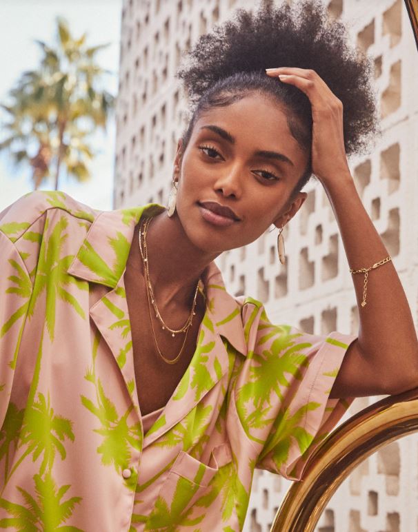 Amelia Chain Necklace - Gold Metal