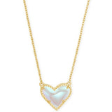 Ari Heart Short Pendant Necklace
