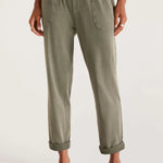 Kendall Jersey Pant - Dusty Olive