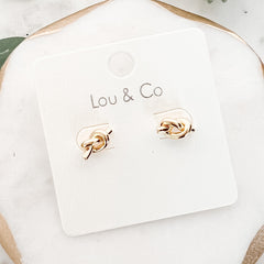 Knot Stud Earrings