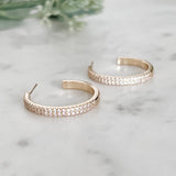 CZ Hoop Earrings