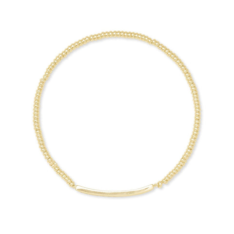 Addison Stretch Bracelet - Gold Metal 