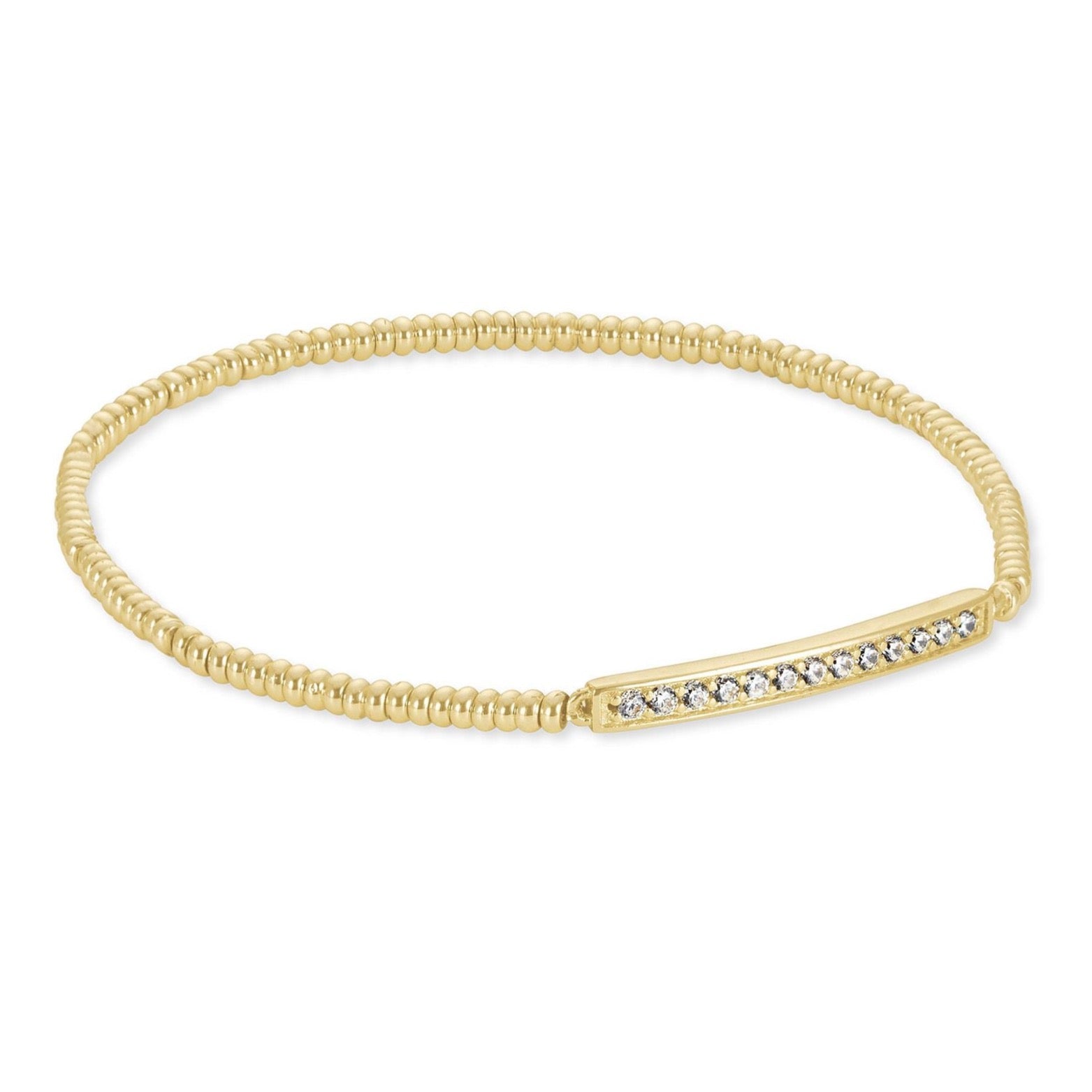 Addison Stretch Bracelet - Gold Metal 