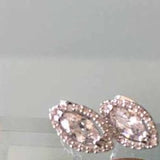 Halo Marquis Cut Earrings