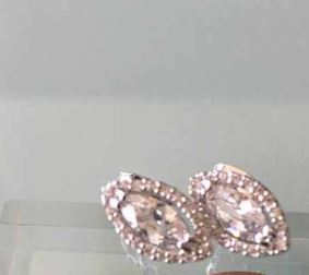 Halo Marquis Cut Earrings