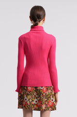 Ribbed Turtleneck Long Sleeve